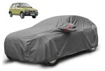 Auto Hub Maruti 800 Car Cover with Mirror Pocket, Waterproof Layers, Car Cover 800 Waterproof - Taiwan Grey