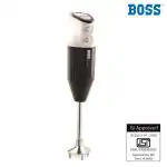 Boss B126 Genius Hand Blender with Chopper, 4 blades, Chutney Jar & Chopper Attachment, 180 Watt, Black