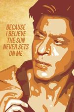 Divinedesigns Multicolor Vinyl Shahrukh Khan Poster