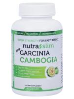 NUTRASLIM GET FIT NATURALLY Garcinia Cambogia Extract for Men and Women | Organic, Pure, Natural & Herbal 70% HCA | 800 Mg Capsules - 60 Capsules (Pack of 1)