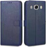 Clickaway Blue Leather Back Case Cover For Samsung Galaxy J7