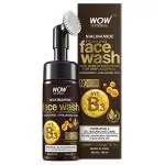 WOW Skin Science Niacinamide Foaming Face Wash For Blemishes, Oil Control & Acne Spots - with Built-In Brush - 150ml