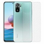 Kite Digital Redmi Note 10 / Note 10s Back Screen Protective Film Carbon Fiber Skin Transparent Screen Guard Sticker