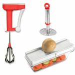 ODD M EVEN Quick Handy Slicer, Blender and Masher Kitchen Tool Set