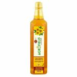 Agrofield 1L Cold Pressed Natural Virgin Sunflower Oil (1000 ml)|Natural|Chemical Free