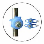 Safe-o-kid Bicycle/Baby Stroller Led Light With Sos Signal Light Complete Front & Rear Road Safety - Blue Pack of 2