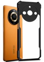 HUPSHY Back Cover For Realme Narzo 60 5G (Black, Flexible, Silicon, Pack Of: 1)