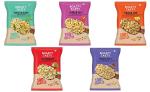 Roasty Tasty Assorted Snacks Pack of 5 Multigrain Roasted Indian Snacks 1kg, (200g each)