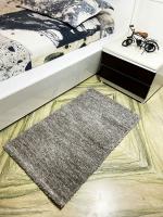 RADRUGS Sparkling Soft Fur Handmade Rug/Doormat (50 x 80 cms) (Grey)