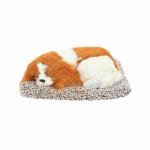 VOILA Sleeping Cute Dog for Car Dashboard and Home Decor with Activated Carbon for Decoration Toy Beige