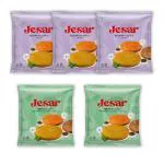 Jesar Namkeen Snacks Combo Achari Khakhra 200g -3 Pkt , Methi Khakhra 200g -2 Pkt