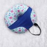 kradyl Kroft 5 in1 Baby Feeding Pillow with Detachable Cover (Color-Multicolor, Garden of Eden)