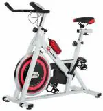 PowerMax BS-140 Exercise Spin Bike with 13 kg Flywheel & Bottle Holder