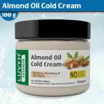Luvyh Almond Oil Cold Cream & Winter Cream (100g) for Dry, Oily Skin Hydrating for Women and Men
