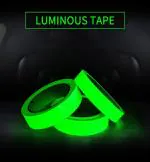 Radium Night Glow in Dark Tape 12 mm Width x 3 Meters (10 Feet) Length. Luminous Self-Adhesive Tape Safety Warning Security Stage Home Decoration Tape