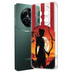 Fashionury Back Cover for realme NARZO 70x 5G Designer, Printed,Transparent,Flexible, Silicon -D1094