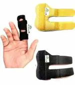 WITSOUL Finger Splint Adjustable Protective Sleeve Relieve Pain -Any Finger, Any Hand-Universal Size, Unisex (1)
