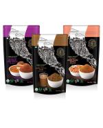 The Flavour Trail by Swani, Organic Bombay Cutting Chai Masala, Organic Mumbai Pav Bhaji Masala and Organic Amritsari Chole Masala, 300gm (Pack of 3)