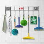 Kitchen Expert Stainless Steel Cloth Hanger for Wall, Door Mounted Hook Rail, Wall Hook, Towel Hooks, Bathroom Hanger, Kitchen Tools Hanging, (Hooks, 8 Hooks, Hooks Rail)