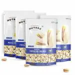 Nutraj Iranian Roasted Salted Pistachios Inshell 1 Kg (250g X 4) | Salted Pistachios 1 Kg | Pista Dry Fruits