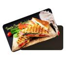 Dhcrafts Multicolor Clay Tomato Cheese Sandwich D1 Printed Fridge Magnet, 8.6 X 5.4 Cm