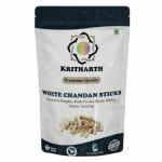 KRITHARTH CREATION WHITE CHANDAN STICKS HELPS IN PH LEVEL, ANTI-AGEING,FAIRER & GLOWING SKIN