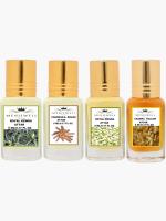 Menjewell Floral Attar Each 5 Ml (Combo of 4)