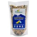 Farmbean Premium Seed Blend of 9 Grains & Nuts, Fortified with Spirulina, Bird Food for Budgies, 450 GMS