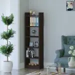 Anikaa Annie Engineered Wood Bookshelf Storage/Book Cabinet/Book Rack, 6 Shelves (Wenge, D. I. Y)