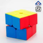 KIWI Kool 2x2 Stickerless High Speed Cube for Kids & Adults Speedy Brainstorming Puzzle (Multicolor)