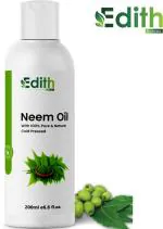Edith Naturals Neem hair oil for hair Regrowth 200ML PACK OF 1 Hair Oil (200 ml)