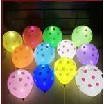 Generic LED Balloons with Polka Dots (pack of 5)