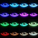 NSSC 5 Meter 300 Led 5050 RGB Led Strip with Adapter/ Connector/ Driver , False Ceiling with 2A Adapter,16 Multicolour (RGB Led Strip Pack of 1) Copper