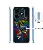 Casotec Boy With Music Design Printed Silicon Soft TPU Back Case Cover for Itel S23 Plus 4G