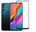 eZell Infinix Hot 8 FULL TEMPERED GLASS 11D By Ctel, Ultra clear, Zero Bubbles, Sensitive touch,9H Hardness, Anti-Scratch, Anti oil Stains & Full Glue Tempered Mobile Screen protector for Infinix Hot 8
