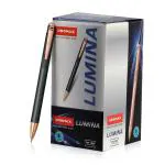 Unomax Lumina Premium Metal Body Ball Point Pen with Jet Ink Technology (Set of 6- Blue)