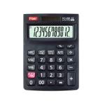 Flair FC-290 Desktop Series Calculator | 12 Digits Calculator | Square Root Function | Dual Power with Solar | 112 Steps Check & Correct | Ideal for School, College & Corporate Use | Black, Pack of 1