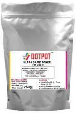 Dotpot 2550 Toner Powder for USE in RICOH AFICIO MPC2003 / MPC2004 / MPC2011 / MPC2503 / MPC3502S / C3500 C2010 / 2030/2050 / 2051/2530 / 2550/2551 PHOTOCOPIER Color Yellow.