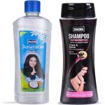 ENAUNIQ Jasmin Hair Oil 500ml + Black Shampoo 500 ml