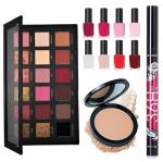 LADYEYE Fancy Makeup Kit For Girls With Eyeshadow Palette, 2-IN-1 Compact Powder, 36H Eyeliner & 8 Nail Polish