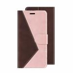 ClickCase Trendy Dual Shade Series For LG G6 Pink and Brown Faux Leather Mobile Wallet Flip Cover