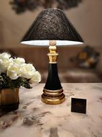 The Artage Black Aluminium Pillar Shape Table Lamp for Home Decor