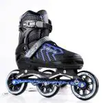 FOVTY 3 Wheel Inline Skates Skating Shoes for Boys and Girls Age 6 to 15 Years Liner Roller Blades PU Strong Wheels Aluminium Skates for Kids Shoes Roller