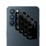Kite Digital Oppo Reno 6 (5G) [Black] Back Camera Lens Protector Tempered Glass Full Camera Coverage with Easy Installation Kit (Pack of 4)