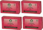 Khadi Herbal Rose Water Bath Soap, 125 Gm Each (Pack Of 4)