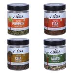 Ariga Foods Pumpkin Seeds 200g, Flax Seeds 200g, Chia Seeds 250g, Mixed Seeds 200g | Premium Mixed Seeds (850 g)