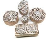 Reniq Wooden Printing Block Stamp150 Printing Blocks Printing Blocks (Pack Of 5)