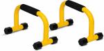 Deviant Buzz Yellow Metal Push Up Bar For Gym