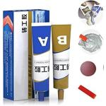 SELEMI Premium Metal Repair Paste, Magic Metal Mending, Cold Weld Adhesive Gel, Ab Strong Glue Universal Metal Plastic Weld Repair Glue Aluminum, Chrome, Stainless Steel