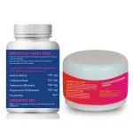 Natural Good Care Women Health breast Shape up cream and capsule with 100% Natural ( Ayurvedic Herb ) and No Side effects Cream ( Beauty Curvy Breast increase Cream ) Pack of 3